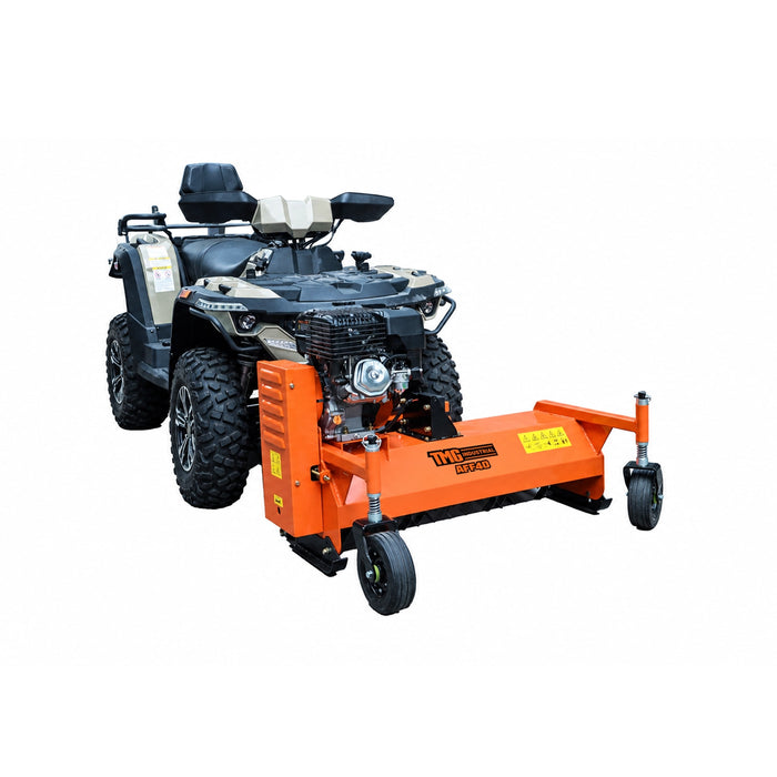 40" ATV/UTV Front-Mount Flail Mower, 10 HP 300cc Gas Engine, 40 Y Blades, Universal Mount Plate, TMG-AFF40