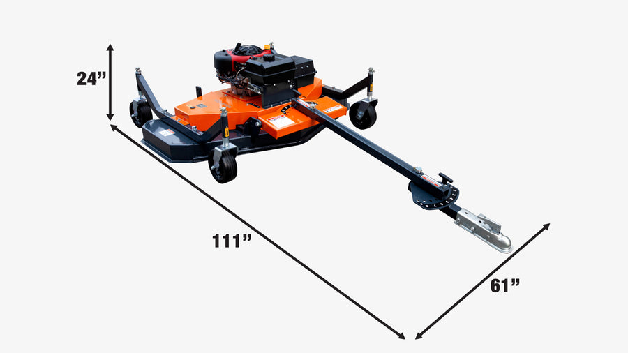60" ATV Tow-Behind Finish Mower (Discontinued – No Longer Available) TMG-AFN60