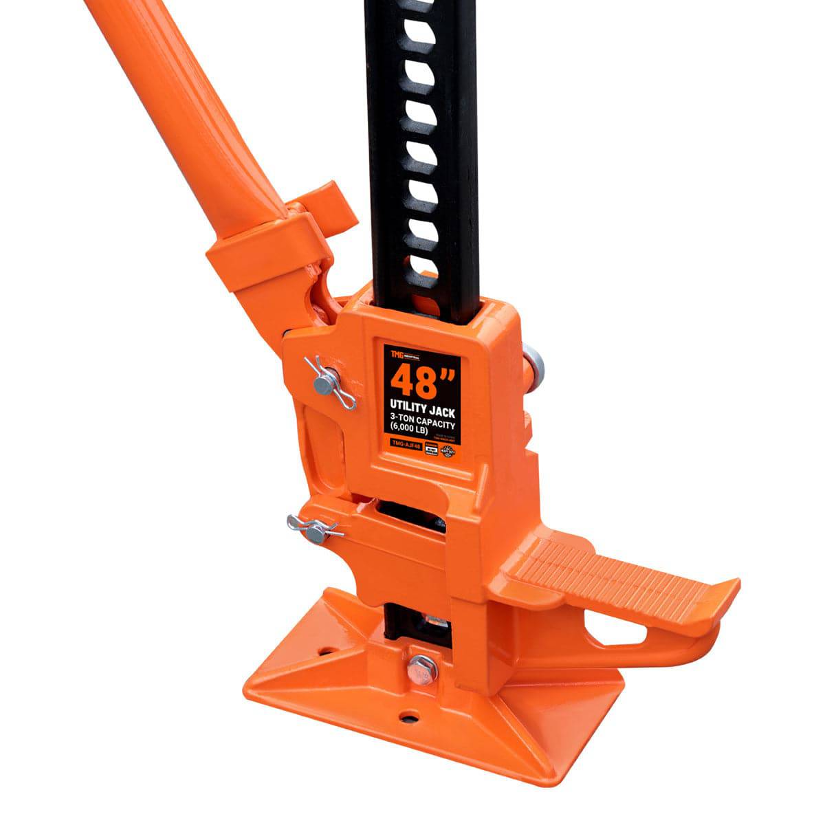 TMG Industrial 48” Off-Road Farm Jack, 3 Ton (6000 lb) Lifting Capacit