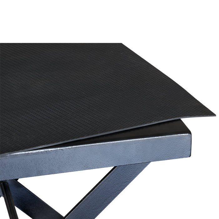 TMG Industrial Table élévatrice mobile à ciseaux de 330 lb, hauteur de levage de 28 po, fonctionnement par pédale, dessus de table rembourré en caoutchouc, TMG-ALS01