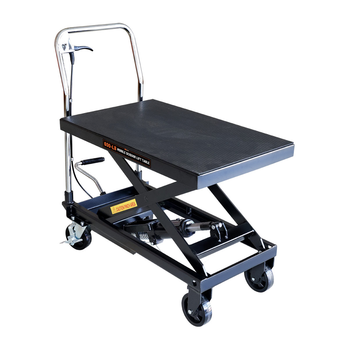 TMG Industrial 660 lb Mobile Scissor Lift Table 30 Lifting Height F