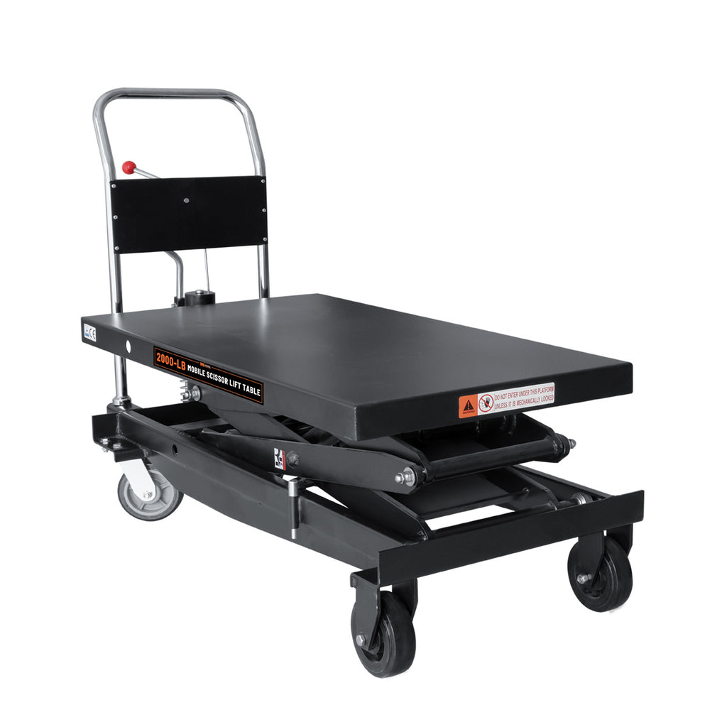 Mobile Lift Table, 400 lb Lift Capacity