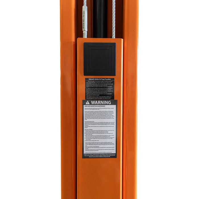 ALI Certified 10,000 lb Two-Post Overhead Auto Lift, Asymmetric/Symmetric Arms, 79" Lift Height, 144" Cross Beam, TMG-ALT120