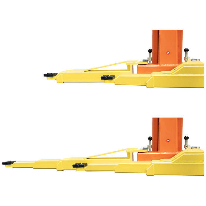 ALI Certified 10,000 lb Two-Post Overhead Auto Lift, Asymmetric/Symmetric Arms, 79" Lift Height, 166" Cross Beam, TMG-ALT128