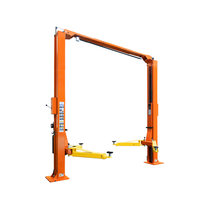 ALI Certified 10,000 lb Two-Post Overhead Auto Lift, Symmetric Arms, 79" Lift Height, 144" Cross Beam TMG-ALT130