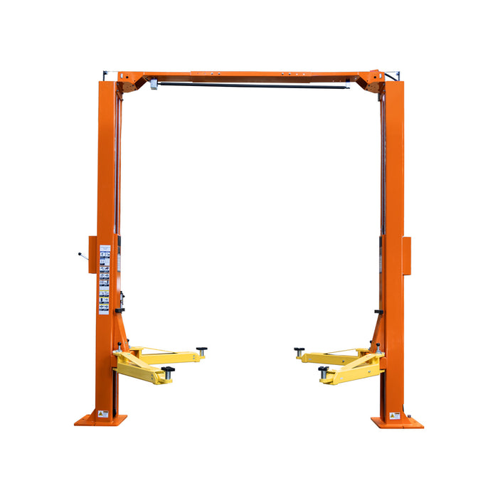 ALI Certified 10,000 lb Two-Post Overhead Auto Lift, Symmetric Arms, 79" Lift Height, 144" Cross Beam TMG-ALT130