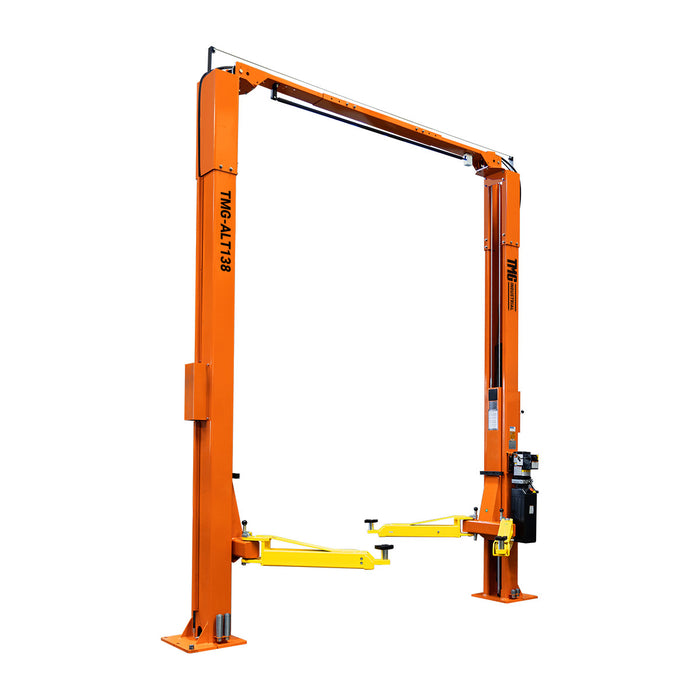 ALI Certified 10,000 lb Two-Post Overhead Auto Lift, Symmetric Arms, 79" Lift Height, 166" Cross Beam, TMG-ALT138
