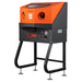 TMG-APW50H 50 gallon heated enclosed parts washer cabinet, front view
