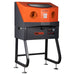 TMG-APW50H heated enclosed parts washer with closed cabinet, three-quarter view