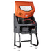 TMG-APW50H heated parts washer with clamshell cabinet open, front view