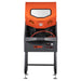 TMG-APW50H 50 gallon heated parts washer with open cabinet, straight-on view