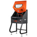 TMG-APW50H heated parts washer with open cabinet, three-quarter view