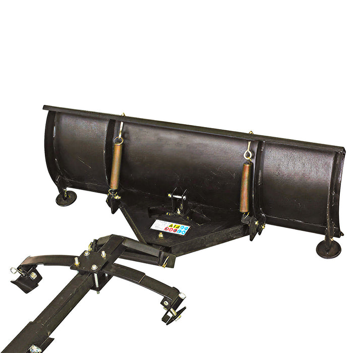 59" ATV Snow Pusher Blade, 30° Right/Left Adjustment, Replaceable Cutting Edge, TMG-ASB60
