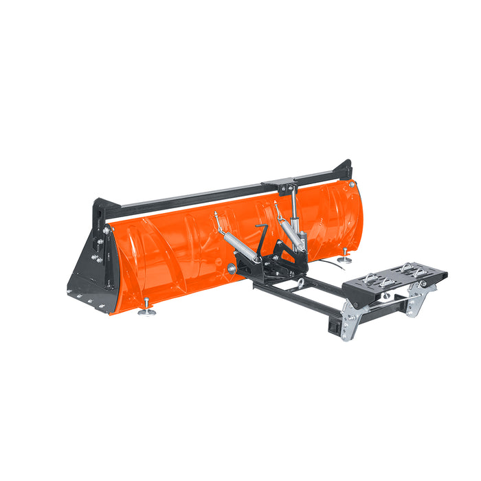 59" ATV/UTV 3-in-1 Snow Bucket Plow, Electric Actuator, Universal Mount Plate, TMG-ATS60