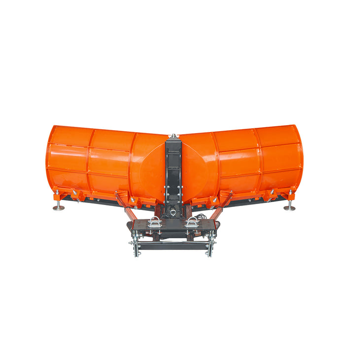 71" ATV/UTV V-Shape Snow Blade, 150° scoop / 210° V-blade, 20" Height, Universal Mount Plate, TMG-ATS72