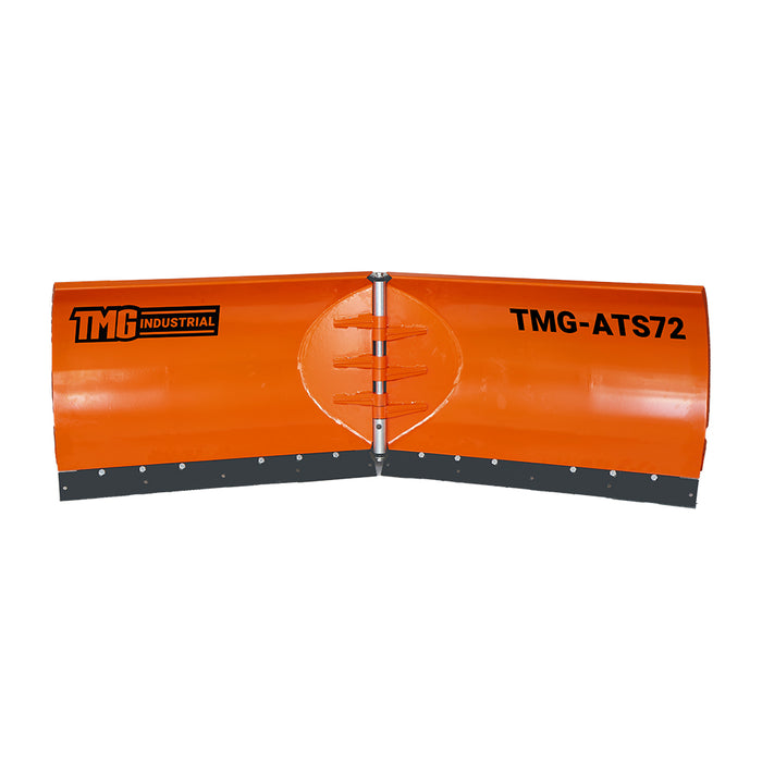 71" ATV/UTV V-Shape Snow Blade, 150° scoop / 210° V-blade, 20" Height, Universal Mount Plate, TMG-ATS72