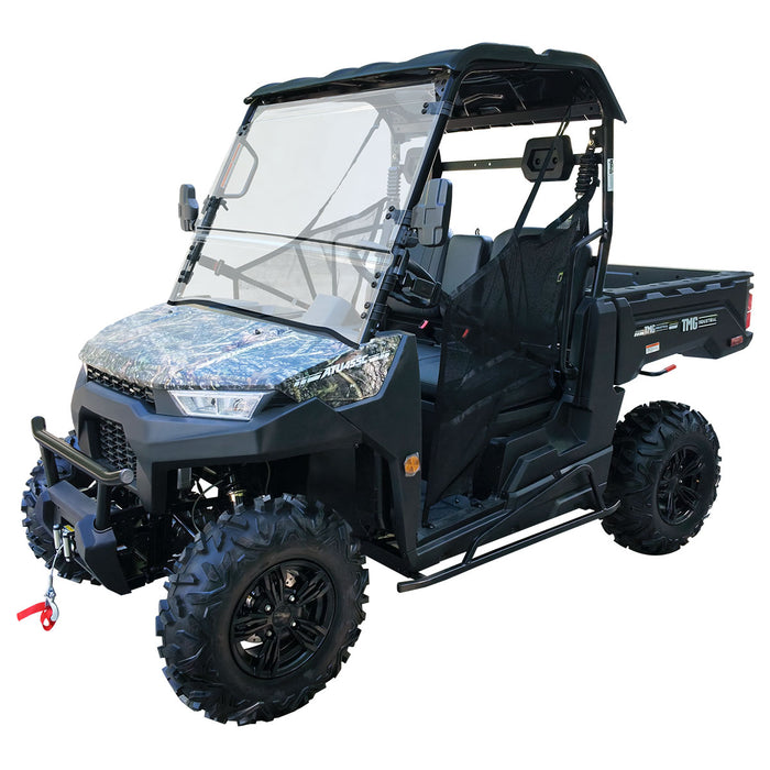 UTV/côte-à-côte de 352 cm³ avec 4x4 à la demande, banquette avec appuie-têtes, différentiel blocable, attelage de remorque et treuil de 3000 lb TMG-ATU455