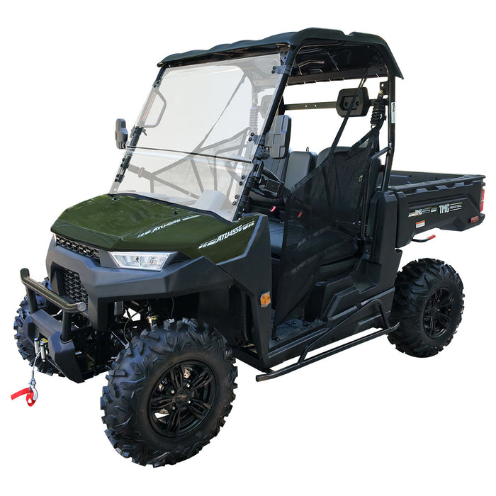 UTV/côte-à-côte de 352 cm³ avec 4x4 à la demande, banquette avec appuie-têtes, différentiel blocable, attelage de remorque et treuil de 3000 lb TMG-ATU455