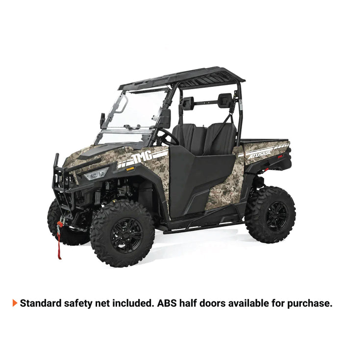 493cc UTV / Side-by-Side with On-Demand 4WD, EPS, 2 Seats with Headrests, Locking Differential, Trailer Hitch, and 3000 lb winch TMG-ATU565