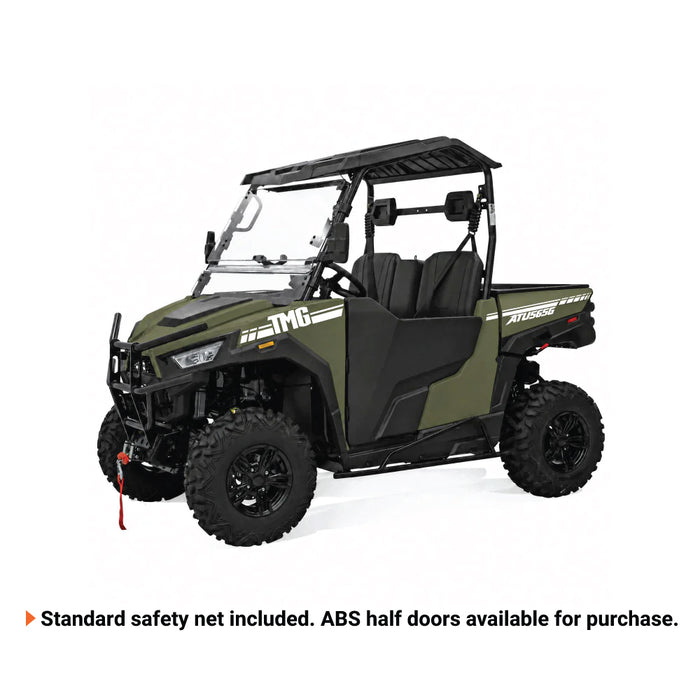 493cc UTV / Side-by-Side with On-Demand 4WD, EPS, 2 Seats with Headrests, Locking Differential, Trailer Hitch, and 3000 lb winch TMG-ATU565