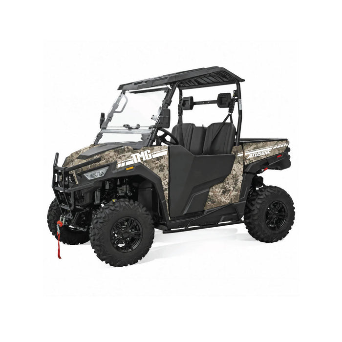 493cc UTV / Side-by-Side with On-Demand 4WD, EPS, 2 Seats with Headrests, Locking Differential, Trailer Hitch, and 3000 lb winch TMG-ATU565