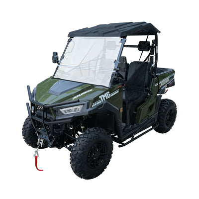 UTV / Côte à côte 493 cm³ avec 4 roues motrices sur demande, direction assistée électrique, 2 sièges avec appuie-têtes, différentiel blocable, attelage de remorque et treuil de 3000 lb TMG-ATU565