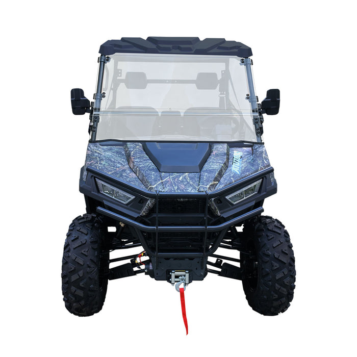 UTV / Côte à Côte de 585 cm³ avec 4x4 à la demande, EPS, transmission CVTech, 2 sièges avec appuie-tête, différentiels autobloquants et attelage de remorque TMG-ATU765
