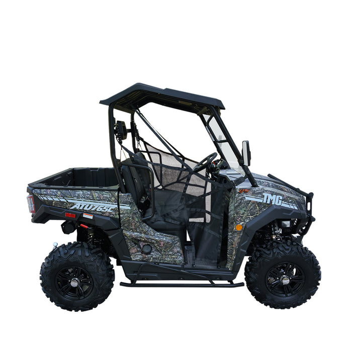 585cc UTV / Side-by-Side with On-Demand 4WD, EPS, CVTech Transmission, 2 Seats with Headrests, Locking Differentials, and Trailer Hitch TMG-ATU765