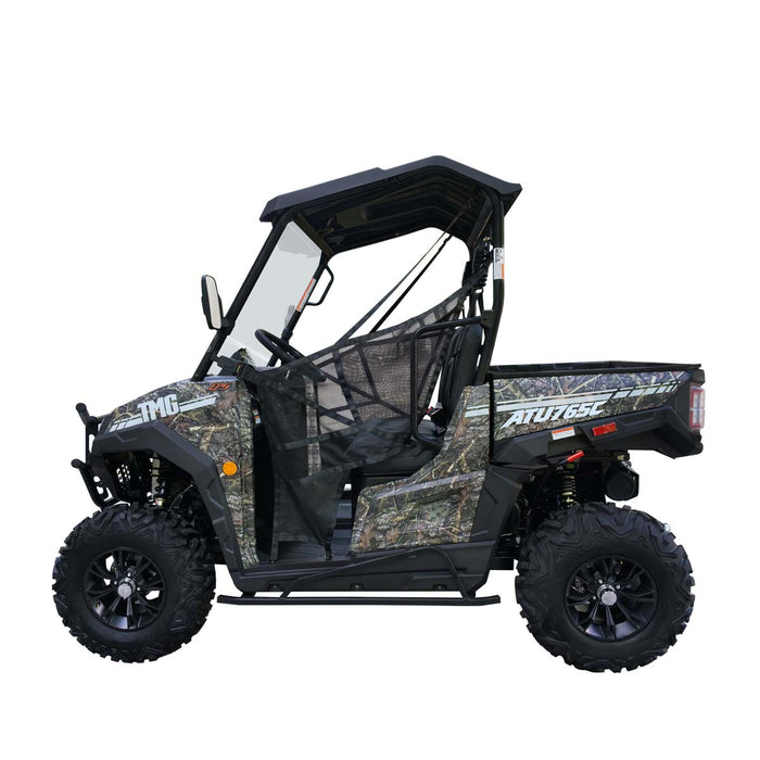 UTV / Côte à Côte de 585 cm³ avec 4x4 à la demande, EPS, transmission CVTech, 2 sièges avec appuie-tête, différentiels autobloquants et attelage de remorque TMG-ATU765