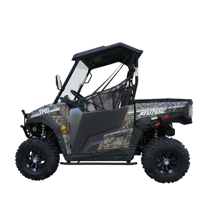 UTV / Côte à Côte de 585 cm³ avec 4x4 à la demande, EPS, transmission CVTech, 2 sièges avec appuie-tête, différentiels autobloquants et attelage de remorque TMG-ATU765