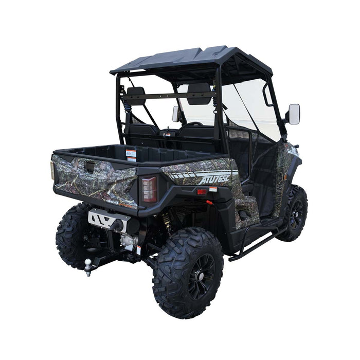 UTV / Côte à Côte de 585 cm³ avec 4x4 à la demande, EPS, transmission CVTech, 2 sièges avec appuie-tête, différentiels autobloquants et attelage de remorque TMG-ATU765