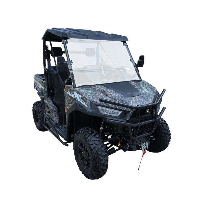 UTV / Côte à Côte de 585 cm³ avec 4x4 à la demande, EPS, transmission CVTech, 2 sièges avec appuie-tête, différentiels autobloquants et attelage de remorque TMG-ATU765