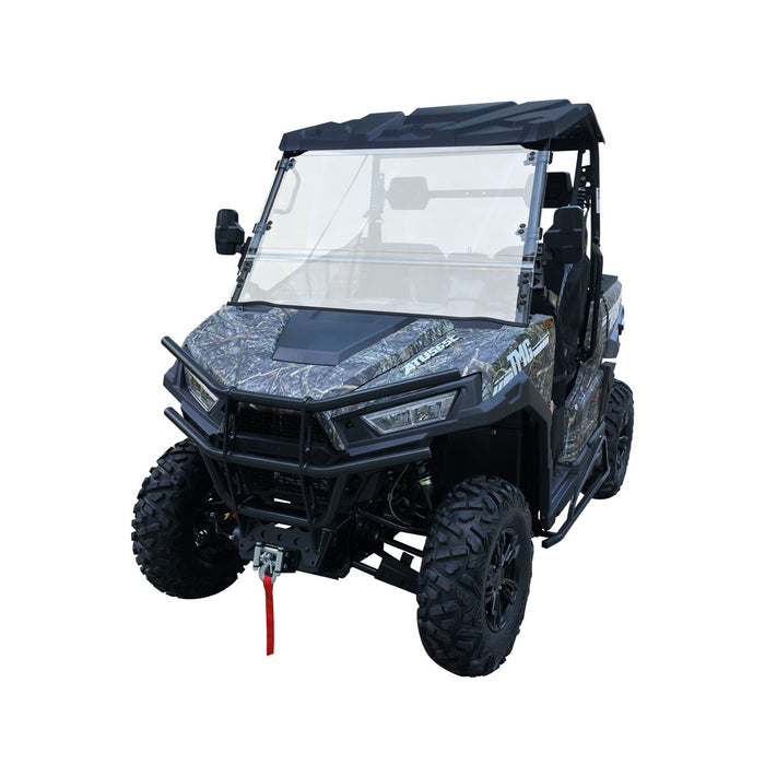 UTV / Côte à Côte de 585 cm³ avec 4x4 à la demande, EPS, transmission CVTech, 2 sièges avec appuie-tête, différentiels autobloquants et attelage de remorque TMG-ATU765