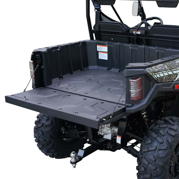 UTV / Côte à Côte de 585 cm³ avec 4x4 à la demande, EPS, transmission CVTech, 2 sièges avec appuie-tête, différentiels autobloquants et attelage de remorque TMG-ATU765