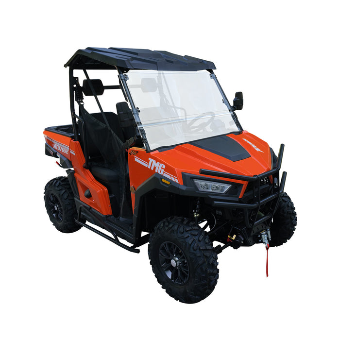 UTV / Côte à Côte de 585 cm³ avec 4x4 à la demande, EPS, transmission CVTech, 2 sièges avec appuie-tête, différentiels autobloquants et attelage de remorque TMG-ATU765