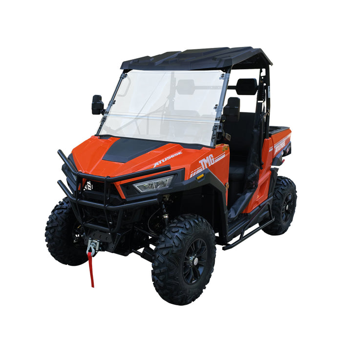 UTV / Côte à Côte de 585 cm³ avec 4x4 à la demande, EPS, transmission CVTech, 2 sièges avec appuie-tête, différentiels autobloquants et attelage de remorque TMG-ATU765
