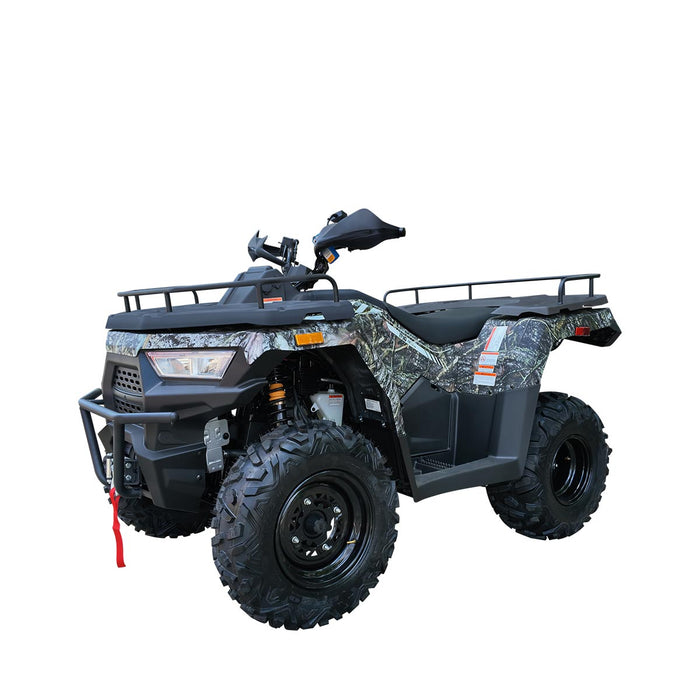 275cc ATV with On-Demand 4WD, Locking Differential, Cargo Racks, Trailer Hitch, and LED Lighting TMG-ATV325