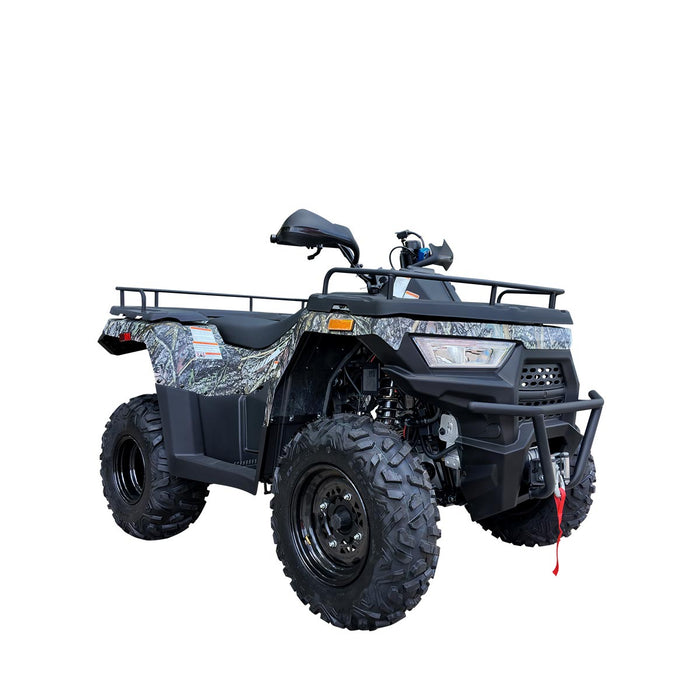 275cc ATV with On-Demand 4WD, Locking Differential, Cargo Racks, Trailer Hitch, and LED Lighting TMG-ATV325