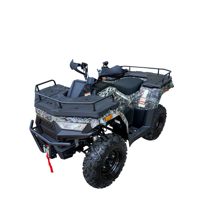 275cc ATV with On-Demand 4WD, Locking Differential, Cargo Racks, Trailer Hitch, and LED Lighting TMG-ATV325
