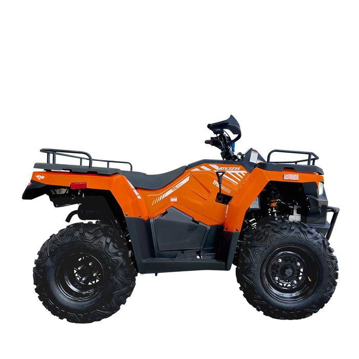 275cc ATV with On-Demand 4WD, Locking Differential, Cargo Racks, Trailer Hitch, and LED Lighting TMG-ATV325