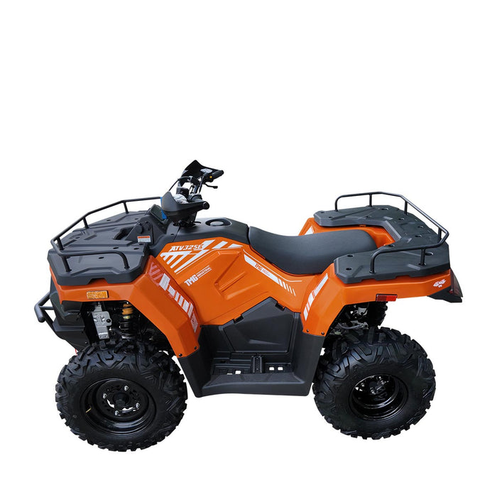 275cc ATV with On-Demand 4WD, Locking Differential, Cargo Racks, Trailer Hitch, and LED Lighting TMG-ATV325