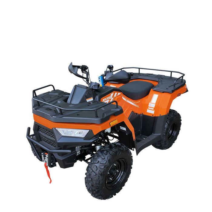 275cc ATV with On-Demand 4WD, Locking Differential, Cargo Racks, Trailer Hitch, and LED Lighting TMG-ATV325