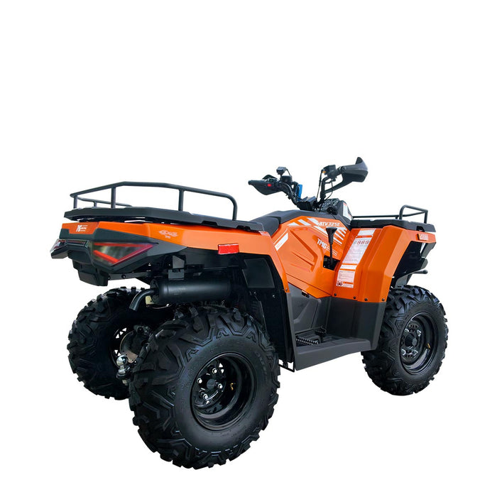 275cc ATV with On-Demand 4WD, Locking Differential, Cargo Racks, Trailer Hitch, and LED Lighting TMG-ATV325