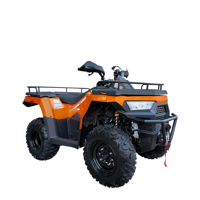 275cc ATV with On-Demand 4WD, Locking Differential, Cargo Racks, Trailer Hitch, and LED Lighting TMG-ATV325