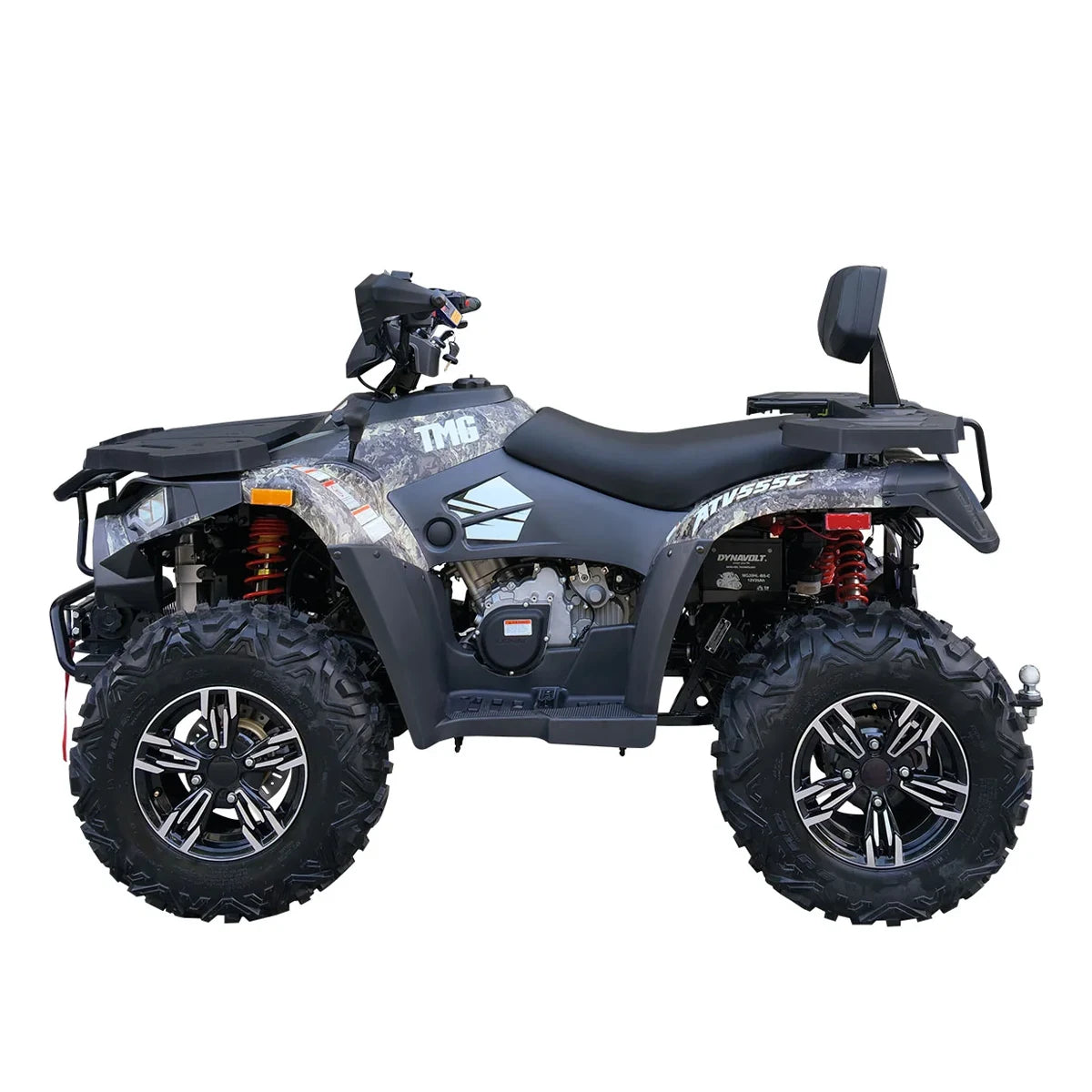 VTT 493 cc avec 4x4 à la demande, différentiel verrouillable, attelage de remorque, porte-bagages et éclairage LED TMG-ATV555