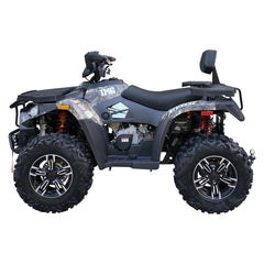 VTT 493 cc avec 4x4 à la demande, différentiel verrouillable, attelage de remorque, porte-bagages et éclairage LED TMG-ATV555