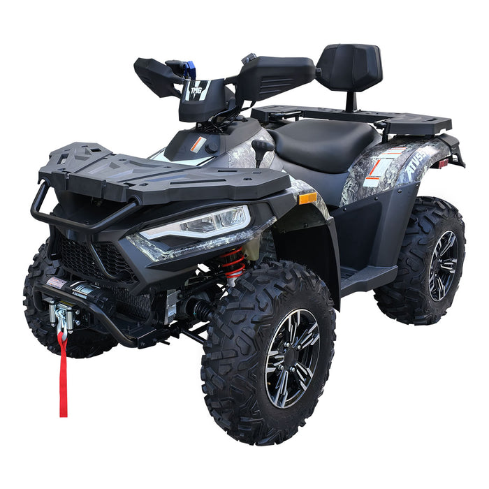 493cc ATV with On-Demand 4WD, Locking Differential, Trailer Hitch, Cargo Racks, and LED Lighting TMG-ATV555