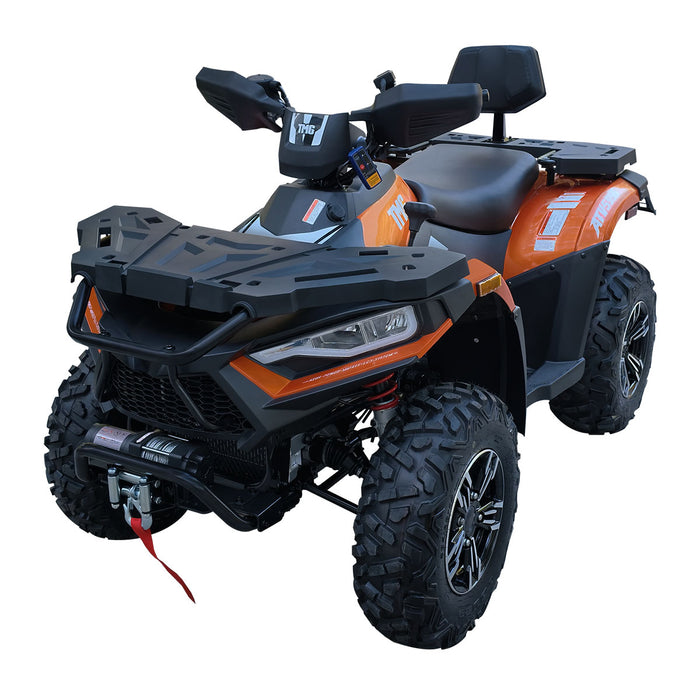 493cc ATV with On-Demand 4WD, Locking Differential, Trailer Hitch, Cargo Racks, and LED Lighting TMG-ATV555