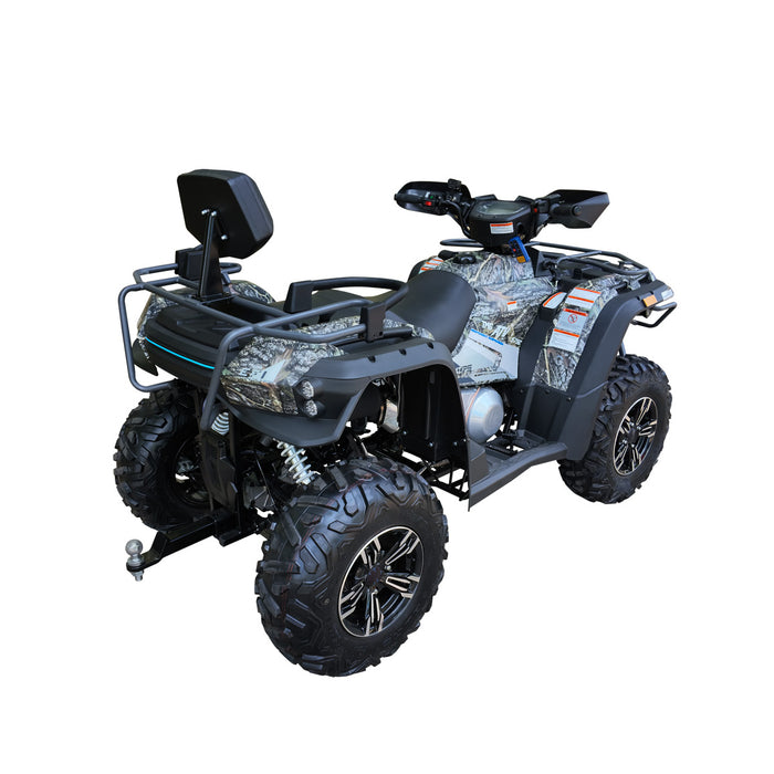493cc ATV with On-Demand 4WD, EPS, 2-Up Seating & Backrest, Locking Differential, and Trailer Hitch TMG-ATV575