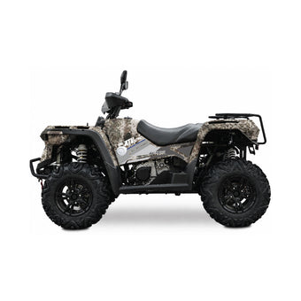 VTT 493 cc avec 4x4 à la demande, direction assistée, siège passager et dossier, blocage de différentiel et attelage de remorque TMG-ATV575